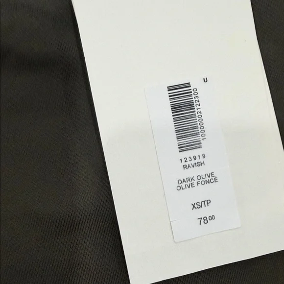 Aritzia Ravish Contour Olive Green Bodycon Dress - Picture 7 of 7